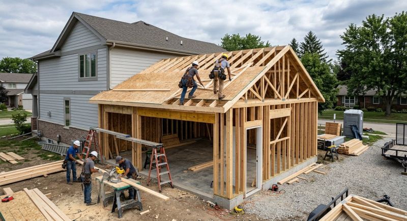 Garage Addition Installation in Cypress, TX