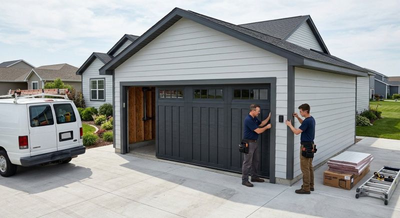 Three Car Garage Installation in Summerville, SC