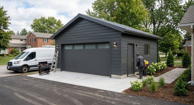 Four Car Garage Installation in Katy, TX