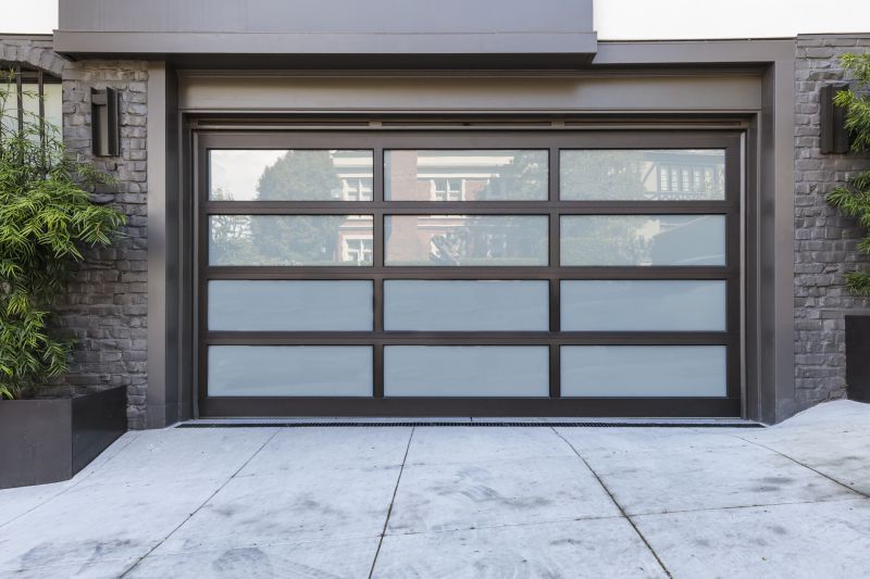 Glass Panel Garage Door