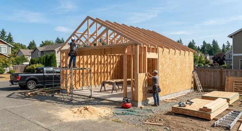 Metal Garage Construction in Pearland, TX